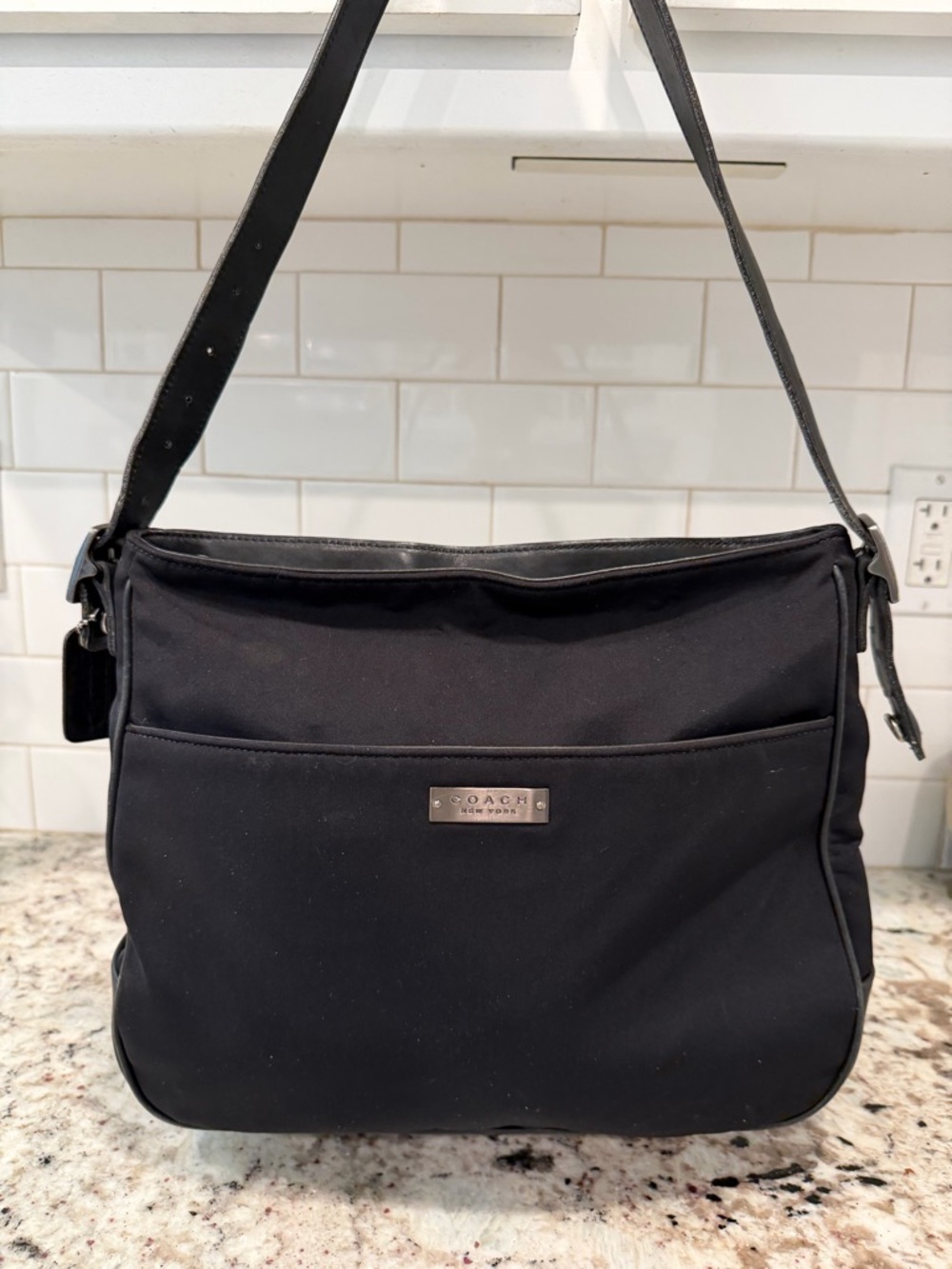 Coach Black Nylon shoulder vintage Bag - Classic Everyday Shoulder Bag - Picture 12 of 16